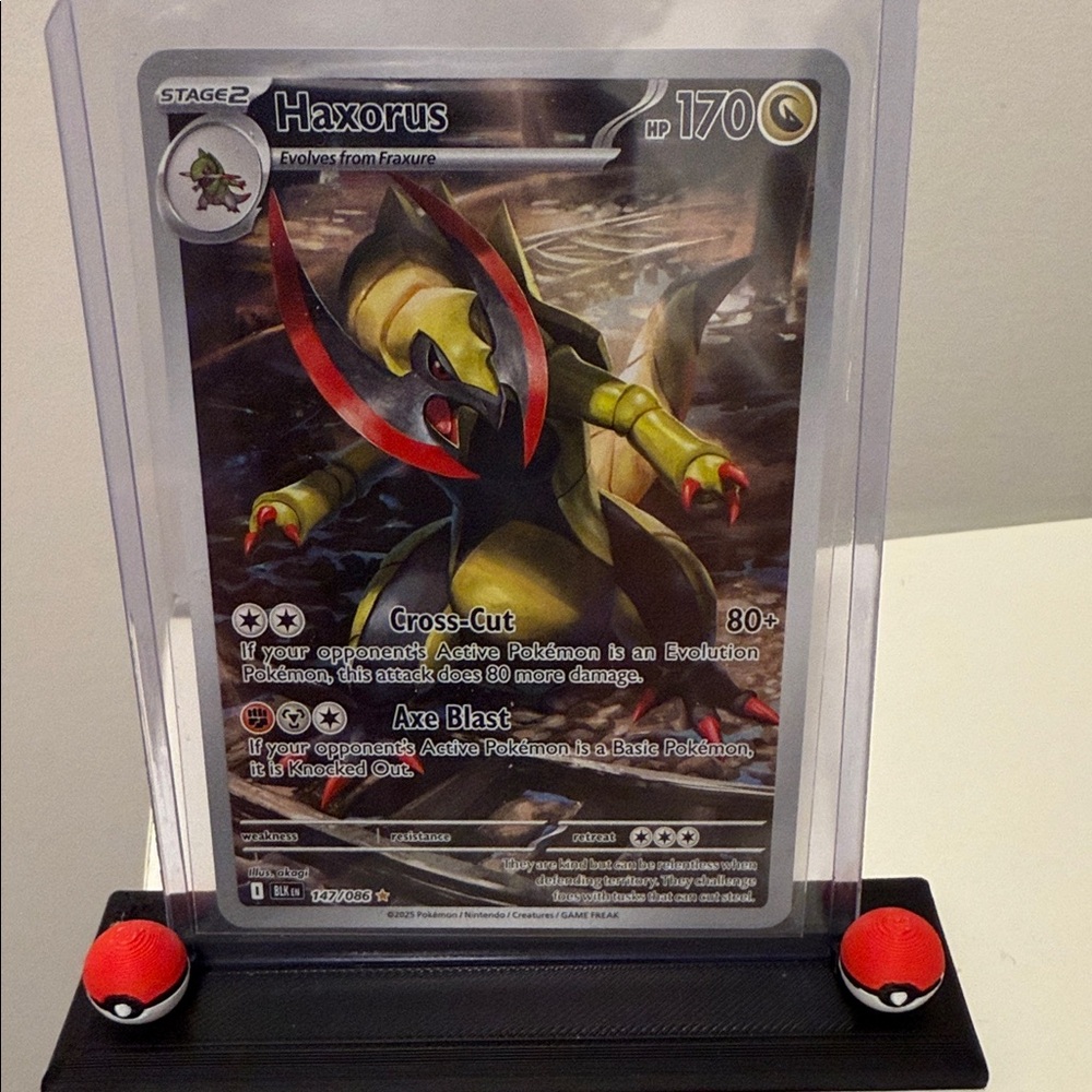 Haxorus 147/086 Pokemon card